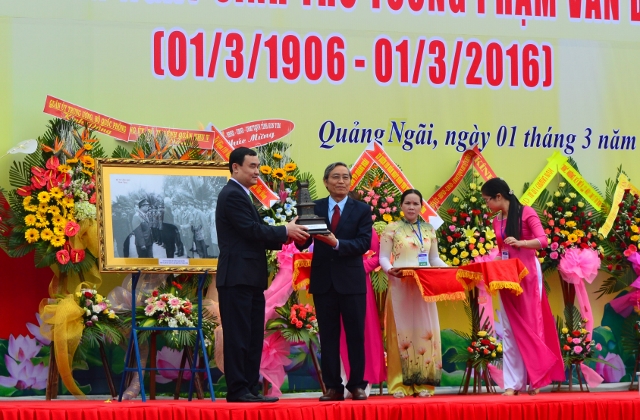 Kỷ niệm 110 năm ngày sinh cố Thủ tướng Phạm Văn Đồng